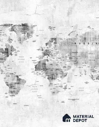 MAP - 20 A | Map Series Map Look 50 inches Premium Paper (Customized Size Wallpaper)