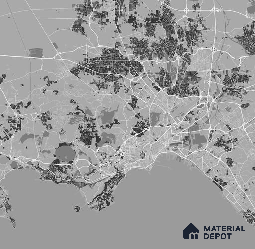 MAP - 25 A | Map Series Map Look 40 inches Canvas Paper (Customized Size Wallpaper)