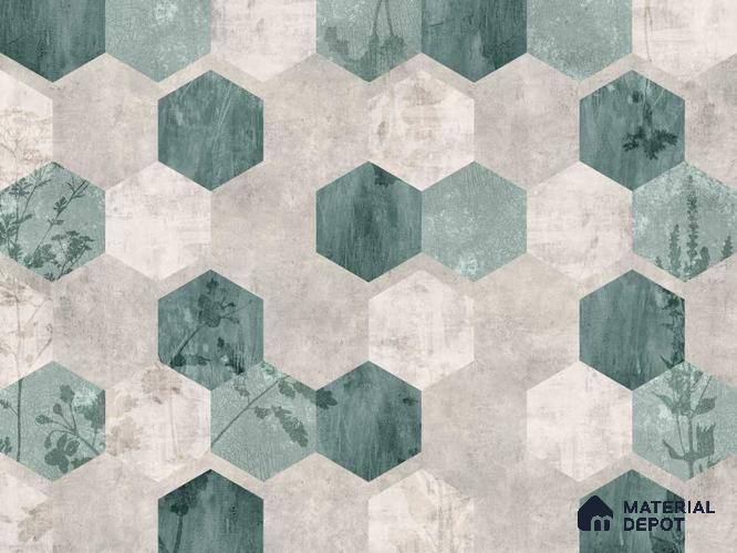 MIND044 | Murals Series Geometric Look 40 inches Canvas Paper (Customized Size Wallpaper)