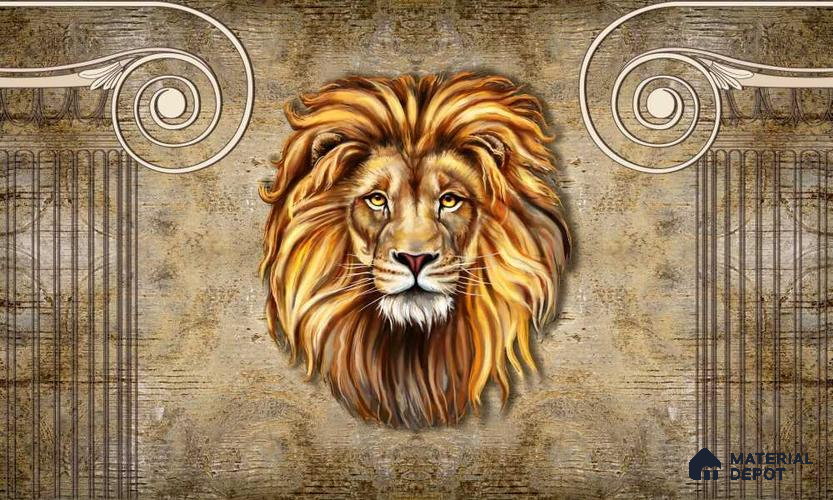 MIND073 | Murals Series Animal Print Look 40 inches Sandblast Paper (Customized Size Wallpaper)