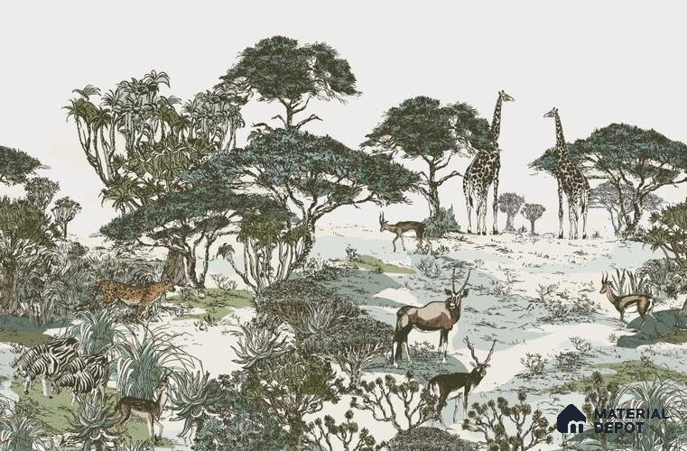 MIND077 | Murals Series Nature Look 40 inches Sandblast Paper (Customized Size Wallpaper)