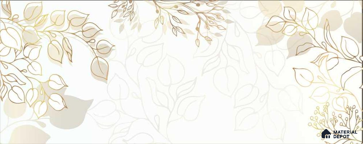 MIND94 | Murals Series Florals Look 50 inches Premium Paper (Customized Size Wallpaper)