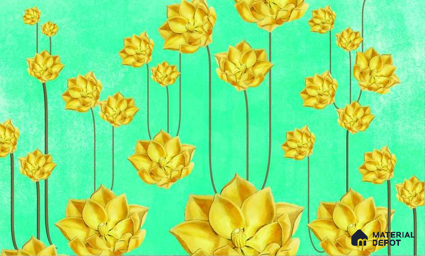 MOS035 | Murals Series Florals Look 40 inches Sandblast Paper (Customized Size Wallpaper)
