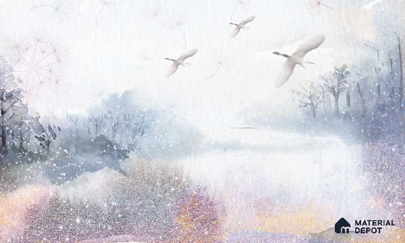 MOS036 | Murals Series Nature Look 52 inches Economy Paper (Customized Size Wallpaper)