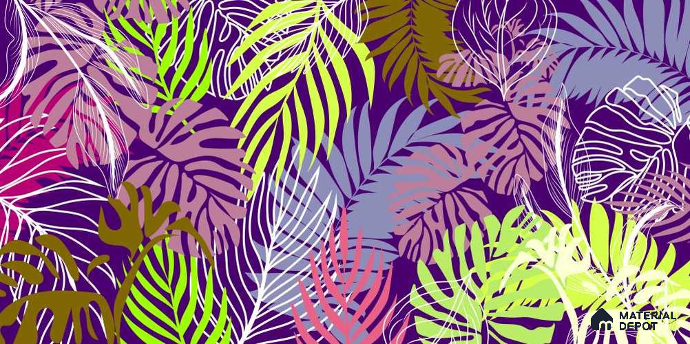 MTV007-2 | Murals Series Florals Look 40 inches Sandblast Paper (Customized Size Wallpaper)