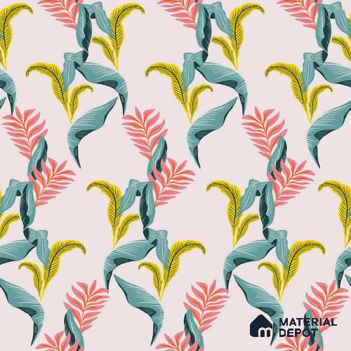PAK006-2 | Modern Series Florals Look 52 inches Economy Paper (Customized Size Wallpaper)