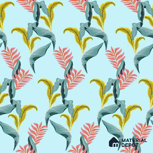 PAK006-9 | Modern Series Florals Look 40 inches Sandblast Paper (Customized Size Wallpaper)