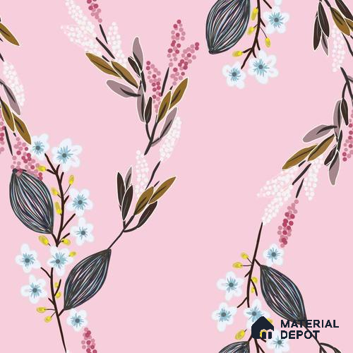 PAK030-1 | Modern Series Florals Look 40 inches Canvas Paper (Customized Size Wallpaper)