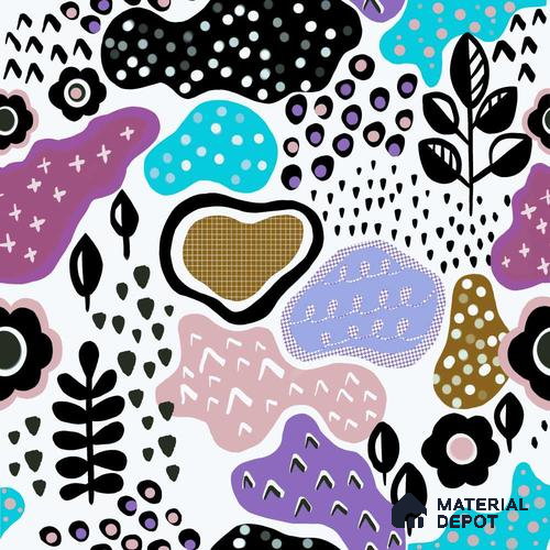 PAK035 - 1 | Kid Series Abstract Look 52 inches Economy Paper (Customized Size Wallpaper)