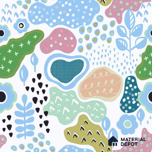 PAK035 - 2 | Kid Series Abstract Look 52 inches Economy Paper (Customized Size Wallpaper)