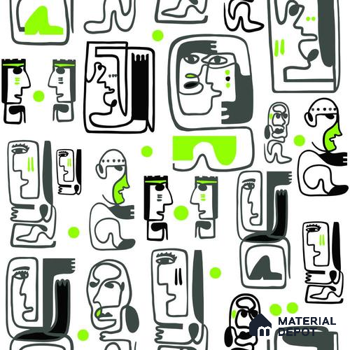 PAK052-2 | Modern Series Abstract Look 50 inches Premium Paper (Customized Size Wallpaper)