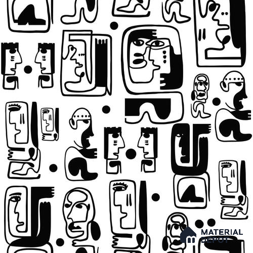 PAK052-3 | Modern Series Abstract Look 40 inches Sandblast Paper (Customized Size Wallpaper)