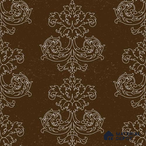 PDK001-4 | Traditional Series Damask Look 52 inches Economy Paper (Customized Size Wallpaper)