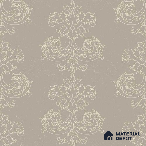 PDK001-7 | Traditional Series Damask Look 40 inches Sandblast Paper (Customized Size Wallpaper)