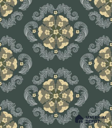 PDK004-6 | Traditional Series Patterned Look 52 inches Economy Paper (Customized Size Wallpaper)