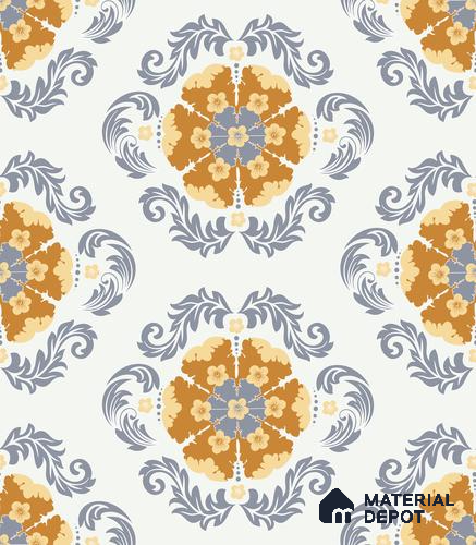PDK004-7 | Traditional Series Patterned Look 52 inches Economy Paper (Customized Size Wallpaper)