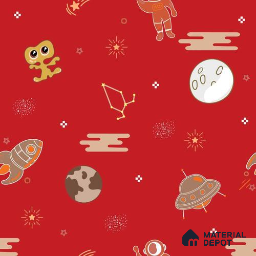 PDK007 - 2 | Kid Series Space Look 50 inches Premium Paper (Customized Size Wallpaper)