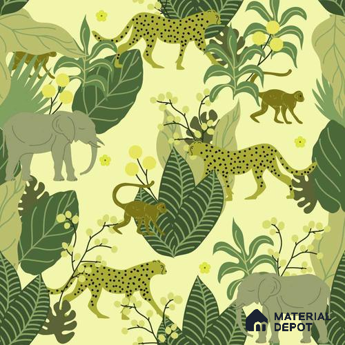 PDK008 - 2 | Kid Series Florals Look 52 inches Economy Paper (Customized Size Wallpaper)