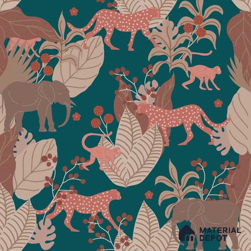 PDK008 - 7 | Kid Series Florals Look 40 inches Canvas Paper (Customized Size Wallpaper)