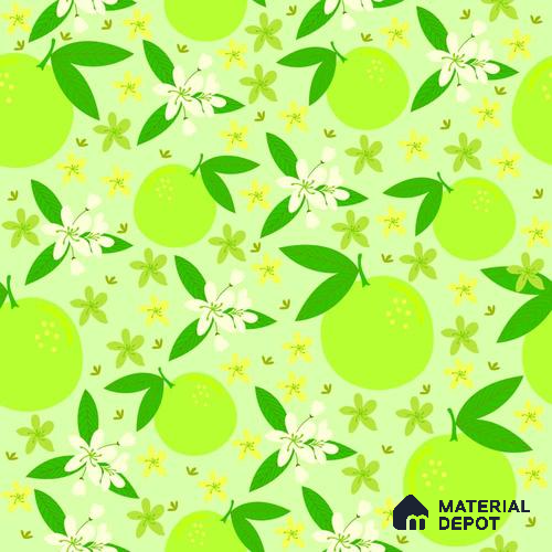 PDK010 - 3 | Kid Series Florals Look 40 inches Sandblast Paper (Customized Size Wallpaper)
