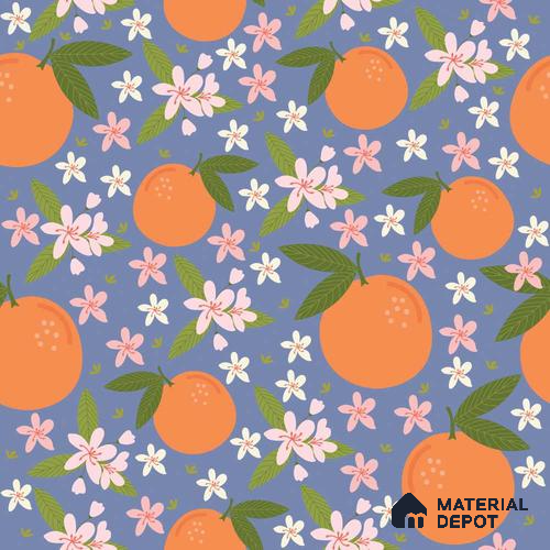 PDK010 - 6 | Kid Series Florals Look 52 inches Economy Paper (Customized Size Wallpaper)
