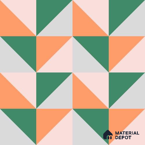 PDK017-10 | Modern Series Geometric Look 40 inches Sandblast Paper (Customized Size Wallpaper)