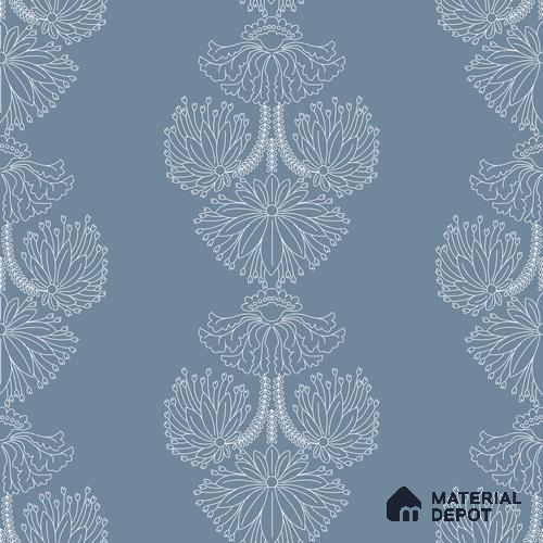 PDK020-4 | Traditional Series Damask Look 40 inches Sandblast Paper (Customized Size Wallpaper)