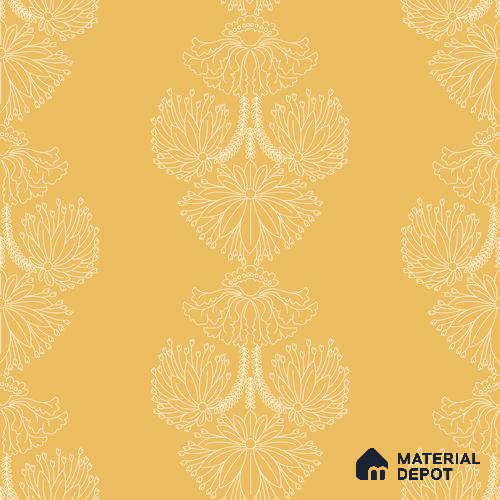 PDK020-6 | Traditional Series Damask Look 40 inches Canvas Paper (Customized Size Wallpaper)