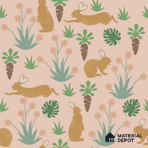 PDK031 - 4 | Kid Series Animal Print Look 50 inches Premium Paper (Customized Size Wallpaper)