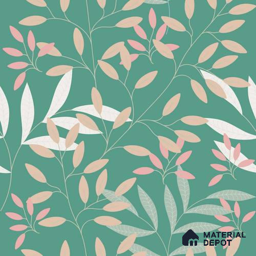 PDK033-6 | Modern Series Florals Look 52 inches Economy Paper (Customized Size Wallpaper)
