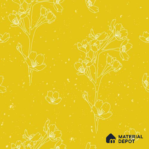 PDK034-7 | Modern Series Florals Look 50 inches Premium Paper (Customized Size Wallpaper)
