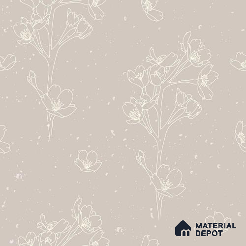 PDK034-8 | Modern Series Florals Look 50 inches Premium Paper (Customized Size Wallpaper)