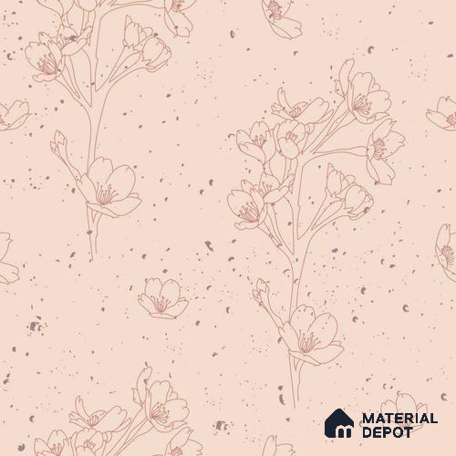 PDK034-9 | Modern Series Florals Look 52 inches Economy Paper (Customized Size Wallpaper)