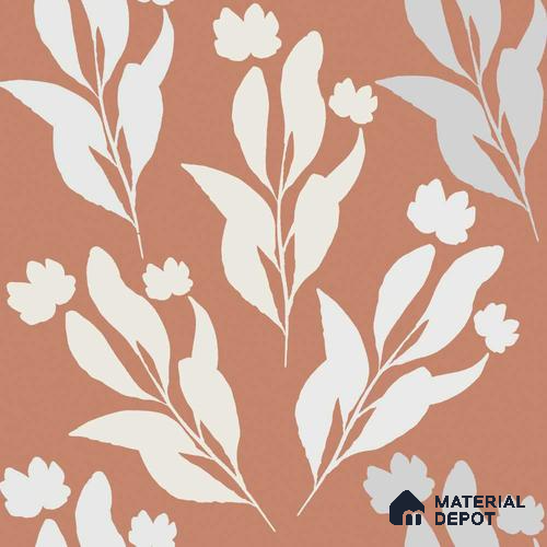 PDK035-8 | Modern Series Florals Look 52 inches Economy Paper (Customized Size Wallpaper)