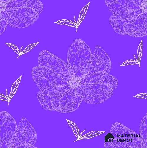 PDK036-5 | Modern Series Florals Look 40 inches Canvas Paper (Customized Size Wallpaper)