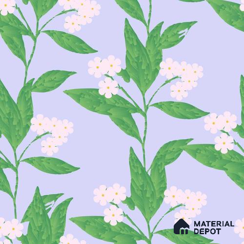 PDK037-11 | Modern Series Florals Look 40 inches Sandblast Paper (Customized Size Wallpaper)