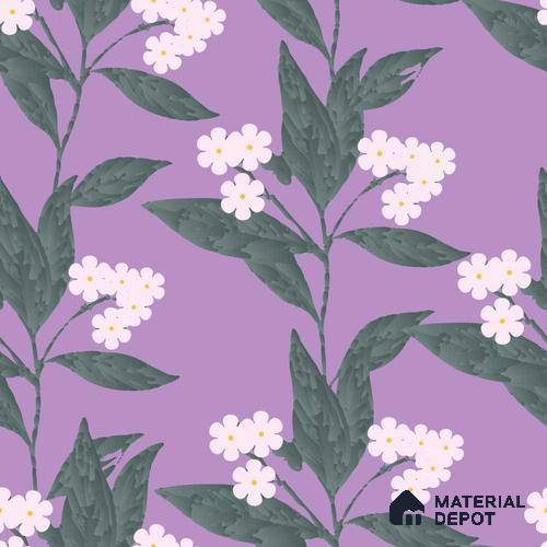 PDK037-7 | Modern Series Florals Look 52 inches Economy Paper (Customized Size Wallpaper)