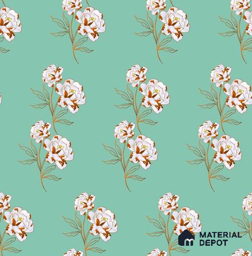 PDK038-10 | Modern Series Florals Look 40 inches Sandblast Paper (Customized Size Wallpaper)
