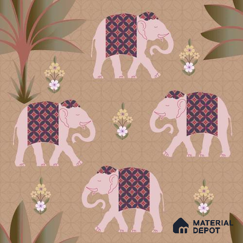 PDK041-3 | Traditional Series Animal Print Look 40 inches Sandblast Paper (Customized Size Wallpaper)