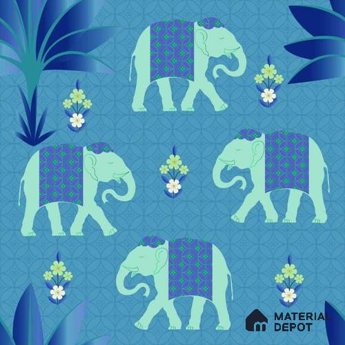 PDK041-4 | Traditional Series Animal Print Look 40 inches Sandblast Paper (Customized Size Wallpaper)