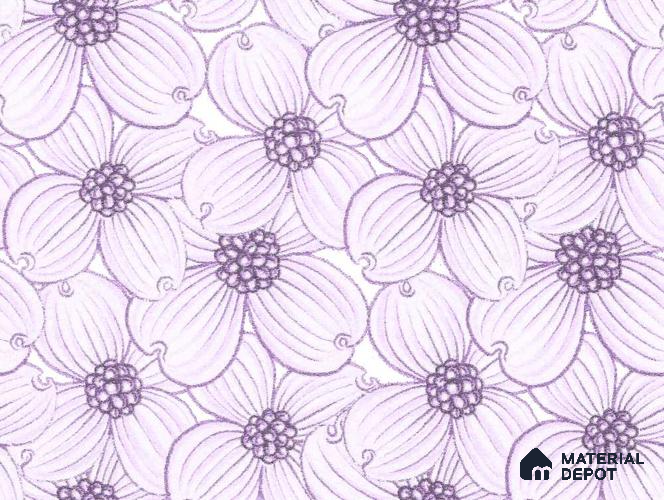 PHM007-1 | Modern Series Florals Look 40 inches Canvas Paper (Customized Size Wallpaper)