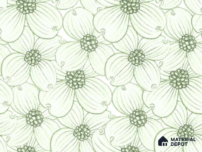 PHM007-2 | Modern Series Florals Look 40 inches Sandblast Paper (Customized Size Wallpaper)