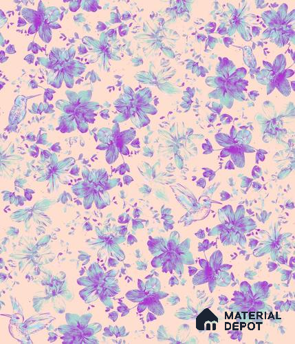 PHM012-3 | Modern Series Florals Look 40 inches Canvas Paper (Customized Size Wallpaper)