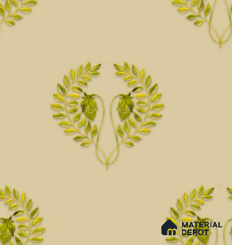 PHM024-5 | Traditional Series Damask Look 40 inches Canvas Paper (Customized Size Wallpaper)