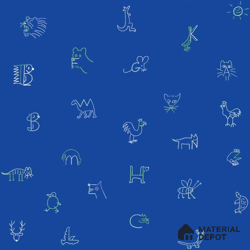 PHM035 - 1 | Kid Series Patterned Look 50 inches Premium Paper (Customized Size Wallpaper)