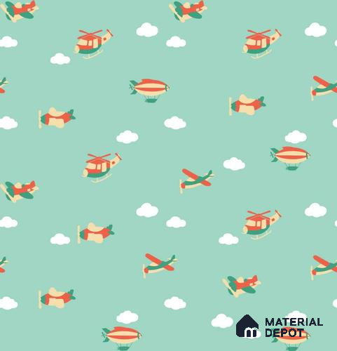 PHM036 - 3 | Kid Series Patterned Look 50 inches Premium Paper (Customized Size Wallpaper)