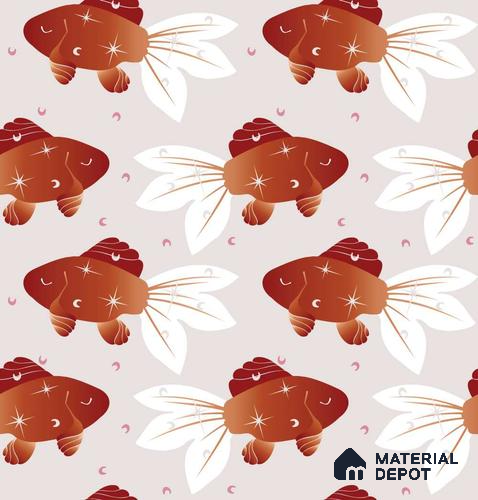 PHM038 - 4 | Kid Series Animal Print Look 40 inches Sandblast Paper (Customized Size Wallpaper)