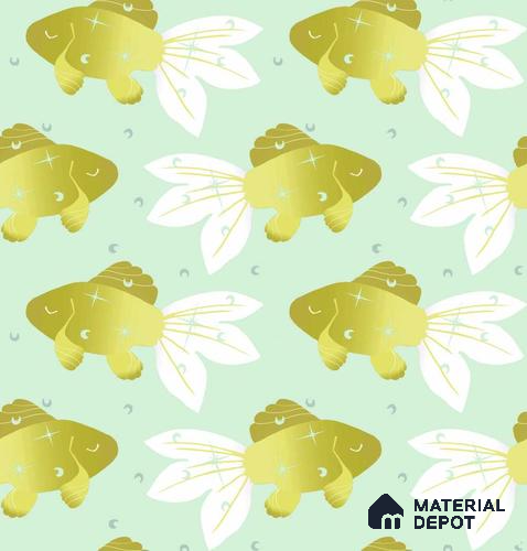 PHM038 - 7 | Kid Series Animal Print Look 40 inches Sandblast Paper (Customized Size Wallpaper)