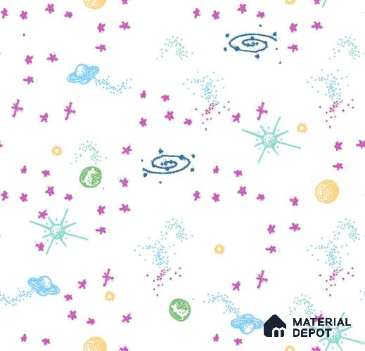 PHM039 - 1 | Kid Series Space Look 40 inches Sandblast Paper (Customized Size Wallpaper)