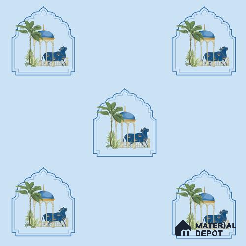PIC-20 | Pichwai Series Animal Print Look 40 inches Canvas Paper (Customized Size Wallpaper)